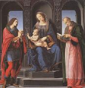 LORENZO DI CREDI The Virgin and child with st Julian and st Nicholas of Myra (mk05) oil painting picture wholesale